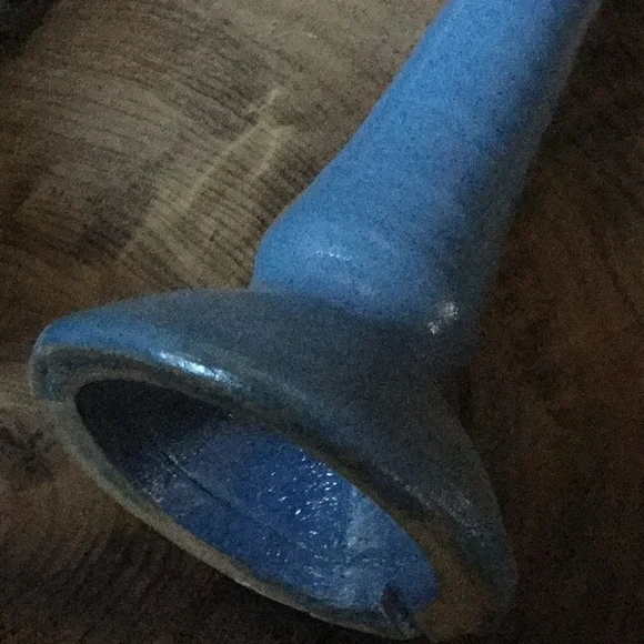 Vintage pottery candle holders primitive rustic farmhouse shabby chic cowgirl - Picture 5 of 9